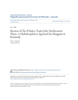 Review of The Whiskey Trade of the Northwestern Plains: A