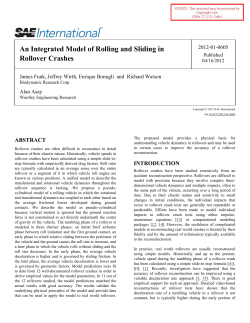 An Integrated Model of Rolling and Sliding in Rollover Crashes
