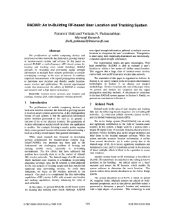 RADAR - Cs.princeton.edu