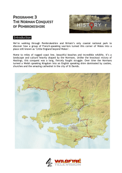 The Walking Guide for the Norman Conquest of