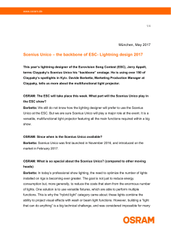 Osram_Interivew_Claypaky_Scenius Unico_EN