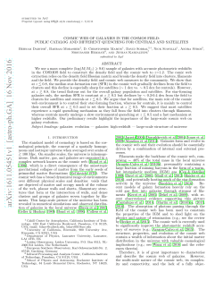 Cosmic Web of Galaxies in the COSMOS Field: Public Catalog and
