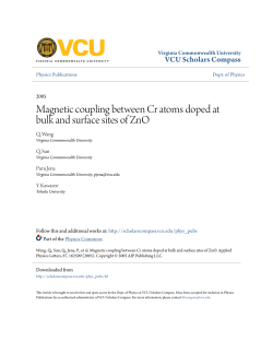 Magnetic coupling between Cr atoms doped at bulk and surface