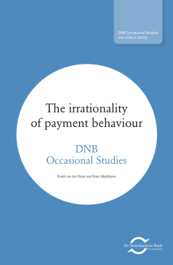 The irrationality of payment behaviour