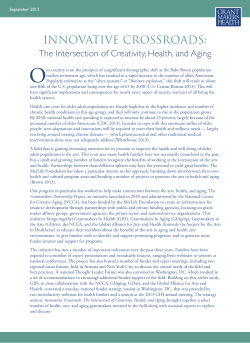 The Intersection of Creativity, Health, and Aging