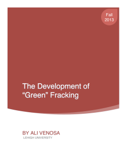 by ali venosa - Marcellus Shale