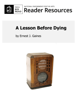 A Lesson Before Dying