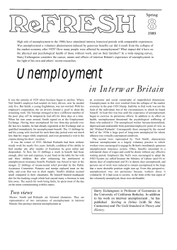 Unemployment in Interwar Britain