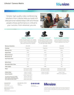 Lifesize Camera Matrix