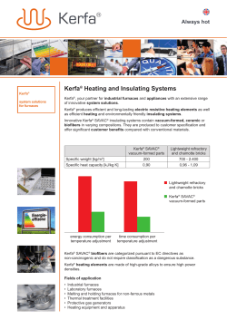Kerfa&reg; Heating and Insulating Systems