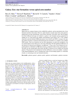 Galaxy Zoo: star formation versus spiral arm number