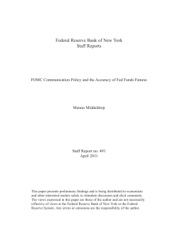 FOMC Communication Policy and the Accuracy of Fed Funds Futures