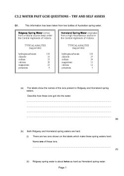 C3.2 Past Exam Questions