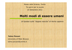 H. sapiens - MUSE - Museo delle Scienze