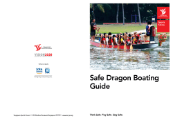 Safe Dragon Boating Guide - Singapore Dragon Boat Association