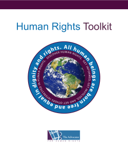 Human Rights Toolkit - The Advocates for Human Rights