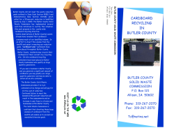 cardboard recycling in butler county