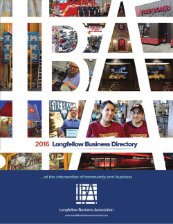 LBA Directory 2016 - Longfellow Nokomis Messenger