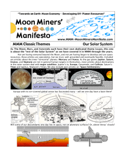 Our Solar System - The Moon Society