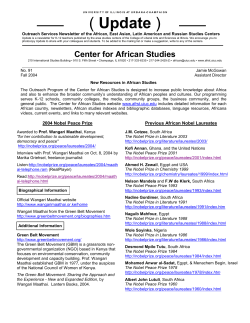 New Resources on Africa 2004