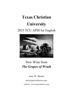 BRN10 Grapes of Wrath &ndash; Brown TCU 2015