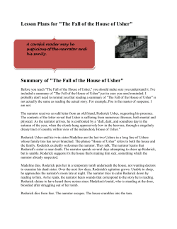 Summary of "The Fall of the House of Usher"