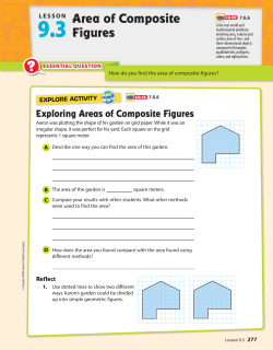 Area of Composite Figures