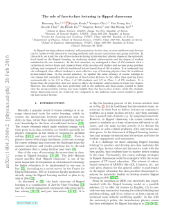 Role of face-to-face lecturing in large enrollment physics classes