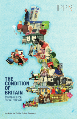The Condition of Britain: Strategies for social renewal