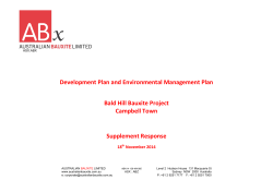 Australian Bauxite Ltd, Bald Hill - DPEMP