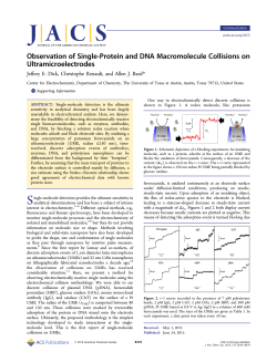 Observation of Single-Protein and DNA Macromolecule Collisions