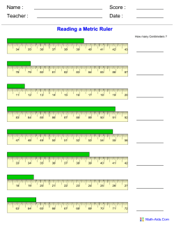 Reading a Metric Ruler - Reading Community Schools