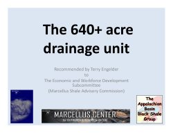 The 640+ acre drainage unit