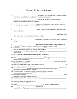 chapter 20 section 2 notes