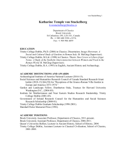 CV - Brock University