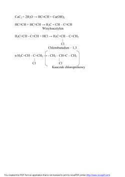 2 HC&equiv;CH + HC&equiv;CH &rarr; H2C = CH &ndash; C&equiv;CH Winyloacetylen H2C