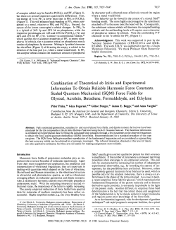 Combination of Theoretical ab Initio and Experimental Information