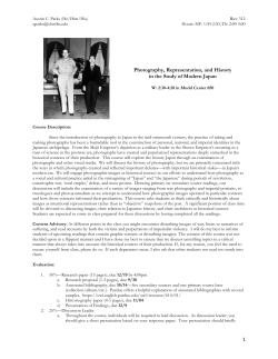 1 Photography, Representation, and History in the