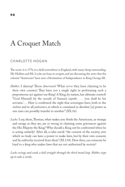 A Croquet Match