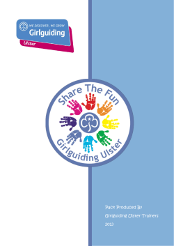Share the Fun! - Girlguiding Cymru