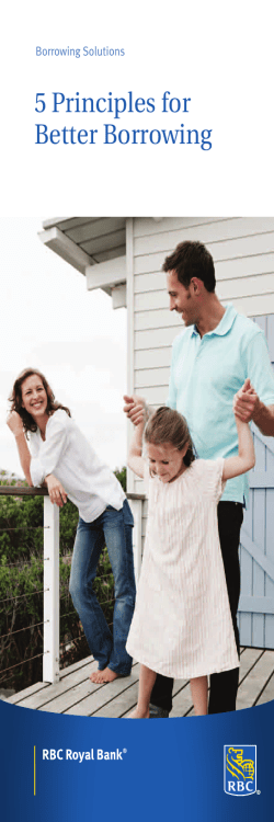 5 Principles for Better Borrowing