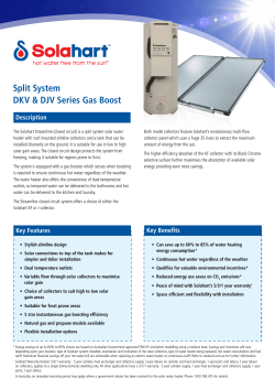 to a brochure for the Split System Closed Circuit DKV and