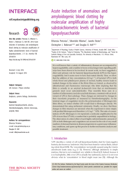 Acute induction of anomalous and amyloidogenic blood clotting by