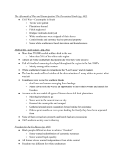 Unit 8 Notes