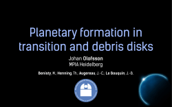 Johan Olofsson MPIA Heidelberg