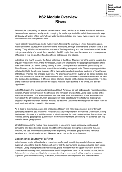 KS2 Module Overview Rivers