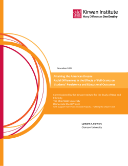 Attaining the American Dream: Racial Differences