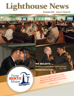 Lighthouse News - Fresno Rescue Mission