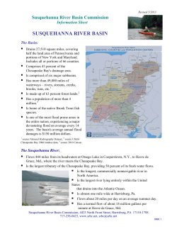 largest tributary of the Chesapeake Bay