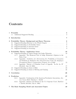 Contents - Description